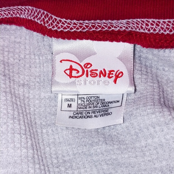Disney Store Grumpy dwarf Size M Long Sleeve Therm - Picture 4 of 4